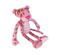 cavernedesjouets Peluche pour panthère Rose avec Coeur 40 cm - Jouet Doudou Cadeau Enfant - Nouvelle Collection - Set Peluche + Carte Animal