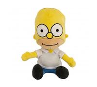 cavernedesjouets Peluche pour Simpsons : Homer 22 cm - Jouet Doudou Cadeau Enfant - Nouvelle Collection - Set Peluche + Carte Animal