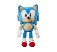 cavernedesjouets Peluche pour Sonic Herisson Bleu Super Sonic 29 cm - Set Doudou Enfant Dessin Anime avec Carte Tigre - Garcon - Fille - Nouveaute