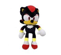 cavernedesjouets Peluche pour Sonic Shadow The Hedgehog hérisson Noir 30 cm - Set Doudou Enfant Dessin Anime et 1 Carte Tigre - Garcon - Fille - Nouveaute