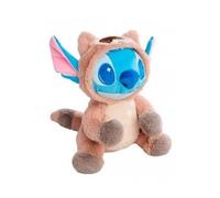 cavernedesjouets Peluche pour Stitch 30 cm en Raton Laveur - Set Doudou Enfant avec Carte Tigre