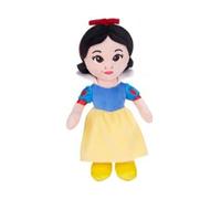 cavernedesjouets Peluche Princesse Blanche Neige 38 cm - Collection Blanche Neige et Les 7 Nains - Set Grand Doudou Classique Enfant + 1 Carte Tigre