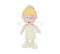 cavernedesjouets Peluche Princesse : fée Clochette 38 cm - Doudou Collection Peter pan - Set Jouet Enfant avec Carte Tigre