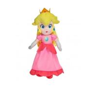cavernedesjouets Peluche Princesse Peach 38 cm - Set Doudou Enfant Collection pour Mario + 1 Carte Tigre