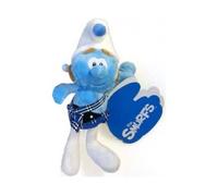 cavernedesjouets Peluche schtroumpf Ecossais 23 cm, Bleu - Figurine Douce, Doudou - Collection, Jouet Enfant - Set Peluche Carte Animal