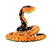 cavernedesjouets Peluche Serpent geant XXL Anaconda 300 cm - Grand Serpent Long 3 mètres - Set Jouet Reptile Enfant + Carte Animal