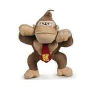 cavernedesjouets Peluche Singe pour Donkey-Kong 26 cm - Set Doudou Mario Classique Enfant avec Carte Tigre - Singe Brun