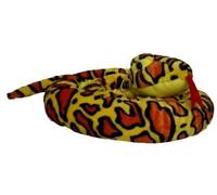 cavernedesjouets Peluche XXXL Anaconda 300cm - Grand Serpent en Peluche de 3 metres de Long - Set Doudou géant Animal Exotique 3 m + Carte Animal