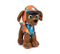 cavernedesjouets Peluche Zuma 30 cm Chiot Pompier - pour Pat Patrouille Dino rescu - Doudou Chien Heros - Set Jouet Enfant avec Carte Animal