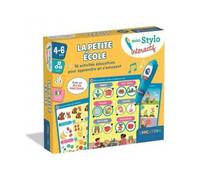 cavernedesjouets Petite Ecole Maternelle 4-6 Ans, 16 activites avec Stylo interactif - Mots, Chiffres, additions - Electro Quiz - Set Jeu educatif et Une Carte