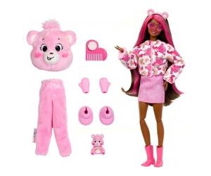 cavernedesjouets Poupée Mannequin Cutie Reveal - poupée bisounours toucalin avec Costume Peluche 10 Surprises - nouveauté - Set Jouet Fille + 1 Carte