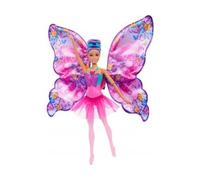 cavernedesjouets Poupée Mannequin Papillon avec Ailes Qui s'ouvrent : 2 en 1 - poupée Danseuse - nouveauté - Set Jouet Fille et Carte