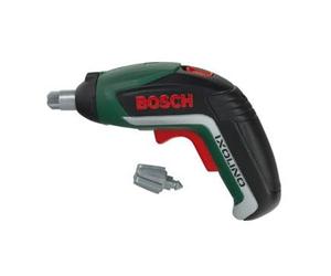 cavernedesjouets pour Bosch - visseuse devisseuse a Piles ixolino II - Jouet Outil Bricolage Enfant - Rotation, Son et Lumiere - Set Jeu Imitation et Carte