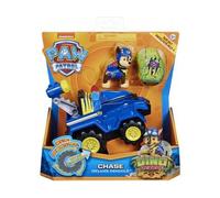 cavernedesjouets pour Pat Patrouille Dino : Chase et Quad de Police + Un dinonaure Mystere - Set vehicule Deluxe et Carte Animal - Voiture - Figurine Chien