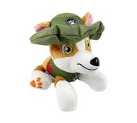 cavernedesjouets pour Pat Patrouille - Peluche Tracker 21 cm Chien - nouveauté - Jungle - Set Doudou Enfant avec 1 Carte Tigre