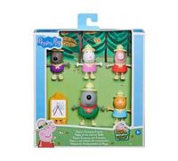 cavernedesjouets pour Peppa Cochon : Peinture en Foret - 5 Figurines + 1 Accessoire - Set Jouet Enfant Peppa Le Cochon + Carte Offerte