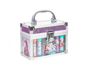 cavernedesjouets pour Reine des neiges - Coffret 4 baumes a levres, Lip Gloss Stick 4x4g Enfant - a Base de Plantes - Set cosmetiques et Carte