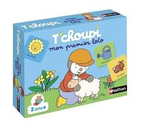 cavernedesjouets pour tchoupi - Mon Loto Animaux et Objets - 32 Images, 4 Planches (mer, Montagne, Ferme, Jardin) - des 2 Ans - Set Jeu educatif + Carte Tigre