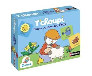 cavernedesjouets pour tchoupi - Mon Loto Animaux et Objets - 32 Images, 4 Planches (mer, Montagne, Ferme, Jardin) - des 2 Ans - Set Jeu educatif + Carte Tigre