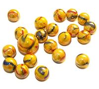 cavernedesjouets Sachet 20 Billes canari de 1.6 cm + 1 Callot de 2.5 cm Jaune - Jeu de Recreation - Jeu Plein air - nouveauté