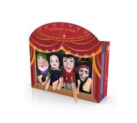 cavernedesjouets Set 4 marionnettes a Main Conte : Blanche Neige, Nain, Prince, Reine - Personnages Theatre Enfant, Histoires - Set Jouet et Carte