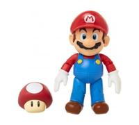 cavernedesjouets Set Figurine Mario + Super Champignon - Figurine articule Collection 10 cm et Carte Tigre - Enfant