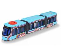 cavernedesjouets Tramway Roues Libres, Portes ouvrantes 41,5 cm - Transport City Train de Ville - vehicule Miniature - Set Jouet Garcon + 1 Carte