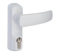 Iseo Poignée béquille 94011004T Cylindre profil européen pour Idea Blanc