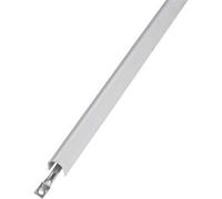 Kit de tringles et capots pour porte de 3400 mm - Blanc - 94100304