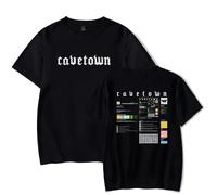 Cavetown Merch Robin Daniel Skinner T-shirt d'été unisexe pour adulte Pull à manches courtes, Noir , XL