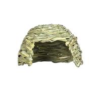 Cavia Procellus Abri pour lapins, cachettes pour petits animaux, grotte d ', maison en paille tissée à la main pour hérissons, fournitures pour petits animaux domestiques, chinchillas, grotte