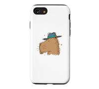 Caviidae Cochon d'Inde avec Chapeau drôle Coque pour iPhone SE (2020) / 7/8