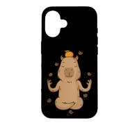 Caviidae Cochon d'Inde Fait du Yoga pour rongeurs Coque pour iPhone 16