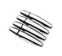 CAVINBDZ Garniture Poignée Porte Extérieure Pour Land Rover Pour Range Rover Pour Vogue Pour Evoque Sport Pour Discovery 5 (Black White)