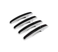 CAVINBDZ Garniture Poignée Porte Extérieure Pour Land Rover Pour Range Rover Pour Vogue Pour Evoque Sport Pour Discovery 5 (Black Silver)