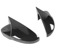 CAVINBDZ Lot De 2 Coques De Rétroviseur pour VW pour Jetta MK6 pour P&assat B7 pour S&cirocco pour Beetle pour CC pour EOS (Glossy Black-Add on)