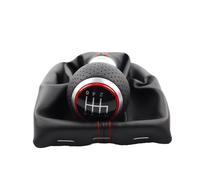 CAVINBDZ Pommeau Levier Vitesse Pommeau De Levier Vitesses 5/6 Rapports Avec Poignée En Cuir PU Pour A6 C6 A4 S4 B8 8K A5 8T 8F Q5 8R 2004-2015 (6 speed)
