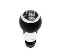 CAVINBDZ Pommeau Levier Vitesse Pommeau De Levier Vitesses 5 Et 6 Rapports Avec Soufflet En Similicuir Pour A6 C6 A4 S4 B8 8K A5 8T 8F Q5 8R 2004-2015 (5 SPEED KNOB)