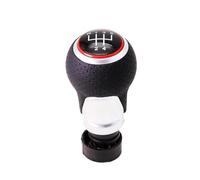 CAVINBDZ Pommeau Levier Vitesse Pour A6 C6 A4 S4 B8 8K A5 8T 8F Q5 8R 2004-2015 Pommeau De Levier Vitesses 5 Et 6 Rapports Avec Soufflet En Similicuir (5 Speed knob Red)