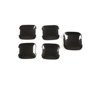 CAVINBDZ Pour Land Rover Pour Defender 110 2020 2021 2022 Housse Protection Pour Poignée Porte Extérieure Voiture (3pcs Carbon texture 110)