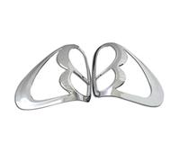 CAVINBDZ Pour Mitsubishi L200 Pour Triton 2006-2014 ABS Chrome Noir Couvercle De Feu Arrière Capot De Lampe Arrière Couvercle De Feu Arrière De Voiture(CHROME)