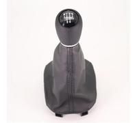 CAVINBDZ Pour Seat For Leon 1M1 2002 2003 2004 2005 2006 Pour Toledo 2002-2004 5 Vitesses Levier Vitesse Voiture Pommeau Levier Vitesse Avec Soufflet En Cuir