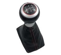 CAVINBDZ Pour Seat Pour Exeo 2011 Pour Leon 2000 Mat/Chrome Pommeau De Levier De Vitesse Soufflet De Protection De Soufflet Pommeau De Levier De Vitesse