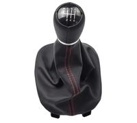 CAVINBDZ Pour Seat Pour Leon 1M1 2002 2003 2004 2005 2006 Pommeau De Levier De Vitesse 5/6 Vitesses Pour Voiture Avec Soufflet En Cuir Et Trou De 12 Mm