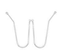 CAVINBDZ pour Triumph pour Bonneville T120 T100 pour Thruxton 1200 Street Twin/Cup 2016-2022 Support De Sacoche De Moto Support Latéral(Chrome)