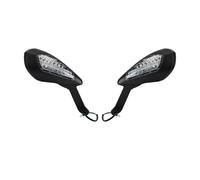 CAVINBDZ Retroviseur Embout Guidon Rétroviseurs Rétroviseur Latéral Moto avec Clignotant 523S0523C 523S0533C pour Ducati pour Panigale 959/1299 / S/R