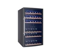 Caviss Cave à vin de service C252GBEG 2 zones 52 bouteilles porte double vitrage Noir