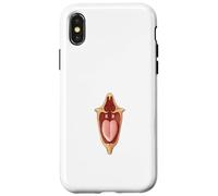 Cavité doublée de Membrane Pharynx derrière Le Nez et la Bouche Coque pour iPhone X/XS