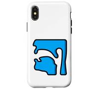 Cavité doublée de Membrane Pharynx derrière Le Nez et la Bouche Coque pour iPhone X/XS