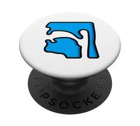 Cavité doublée de Membrane Pharynx derrière Le Nez et la Bouche PopSockets PopGrip Adhésif